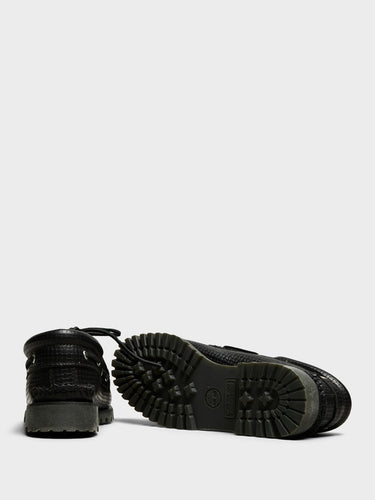 Timberland - Authentic Boat Shoes in Black Grain