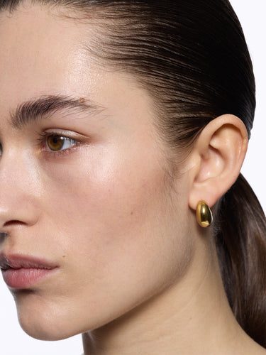 Maria Black - Tryvann Pillow Earring with Gold Plating