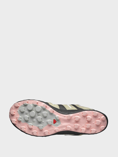 Salomon - Udara Advanced Sneakers in Pale Olive Green, Black and Impatiens Pink