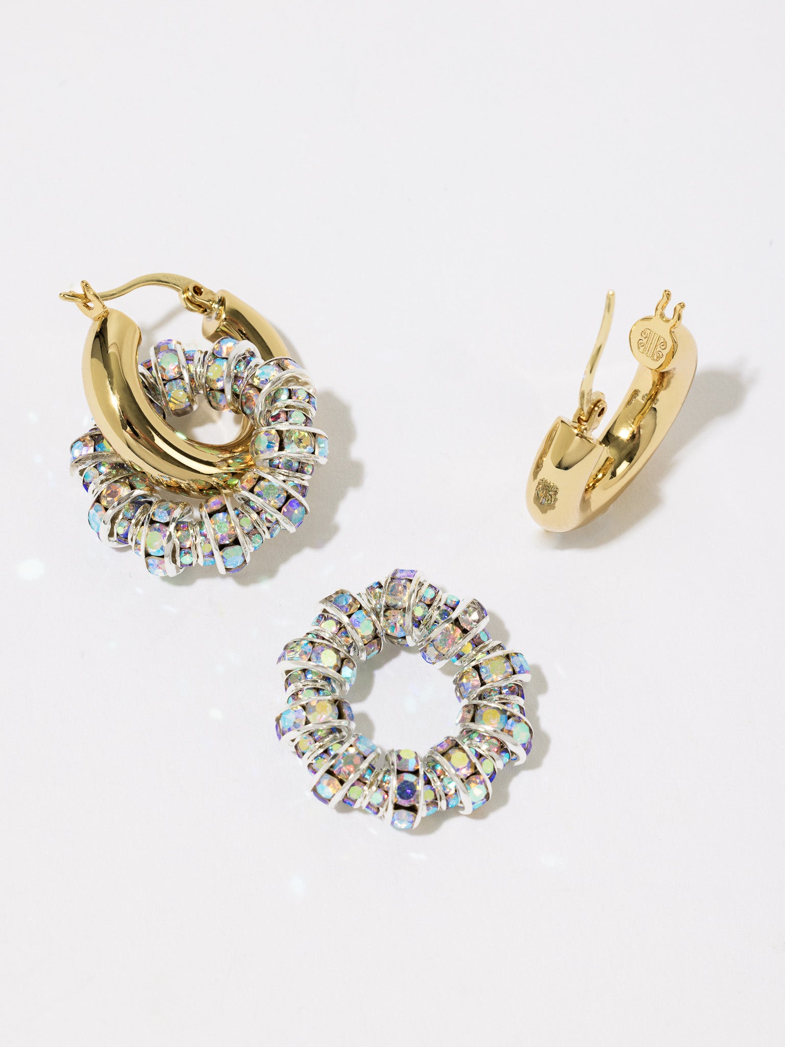 Les Créoles Petites Earrings in Gold