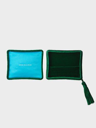 Sophie Bille Brahe - Velvet Jewelry Box in Emerald Green