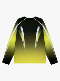 Volt LongSleeve Jersey in Neon Green, Black