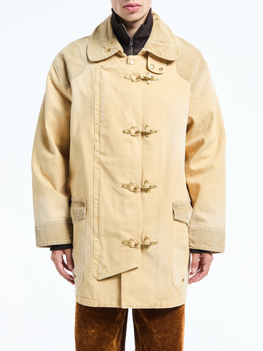 Wales Bonner - Sierra Coat in Sand and Brown