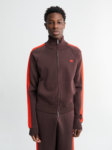 Wales Bonner - Tide Track Top in Brown