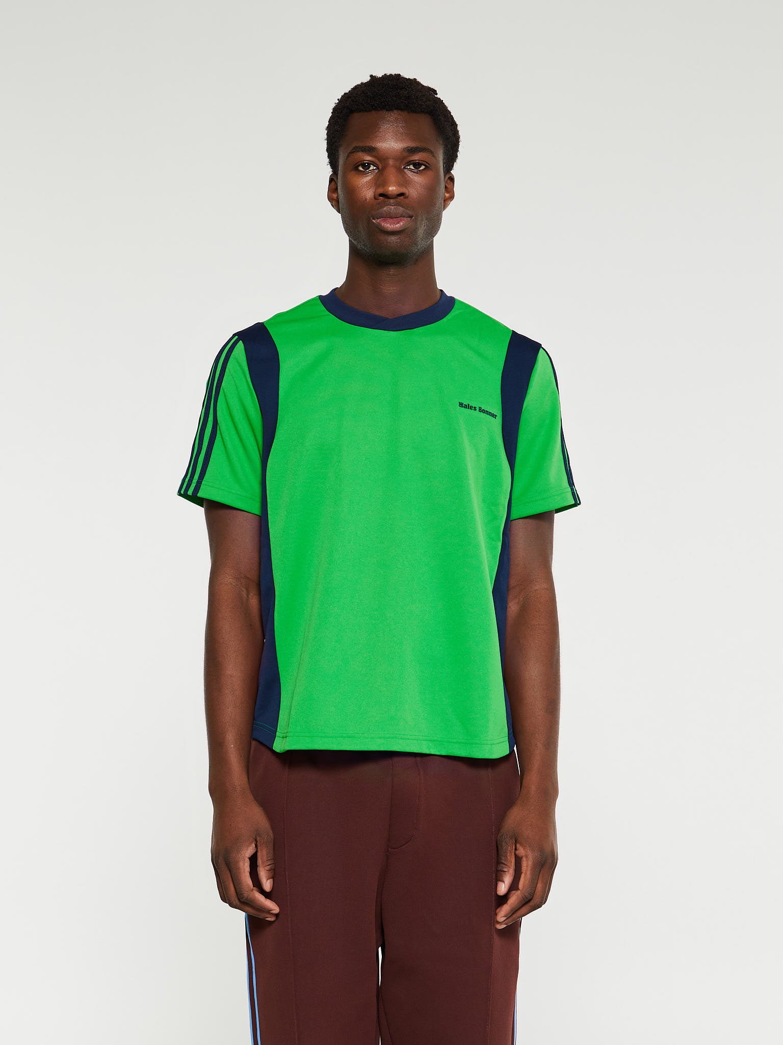 Adidas - Wales Bonner Football Shirt in Vivid Green