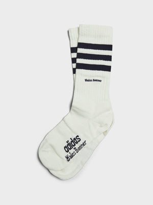 Wales Bonner pair socks in Night Navy/Chalk White – Stoy
