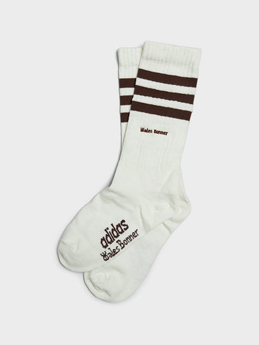Adidas - Wales Bonner 2 pair socks in Chalk White/White Burgundy