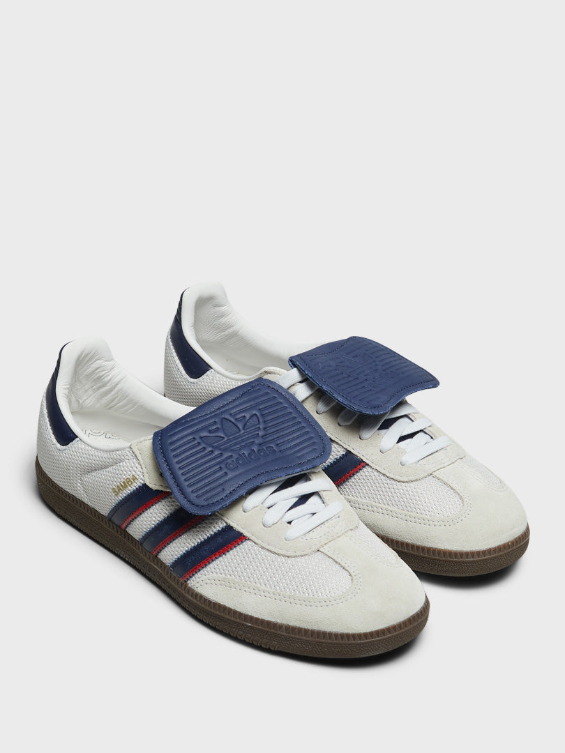 SAMBA LT SNEAKERS IN WHITE AND NAVY