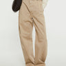 Lemaire - Twisted Belted Pants in Natural Beige