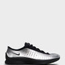 Nike - Air Superfly Sneakers in Metallic Silver and Black Anthracite Volt