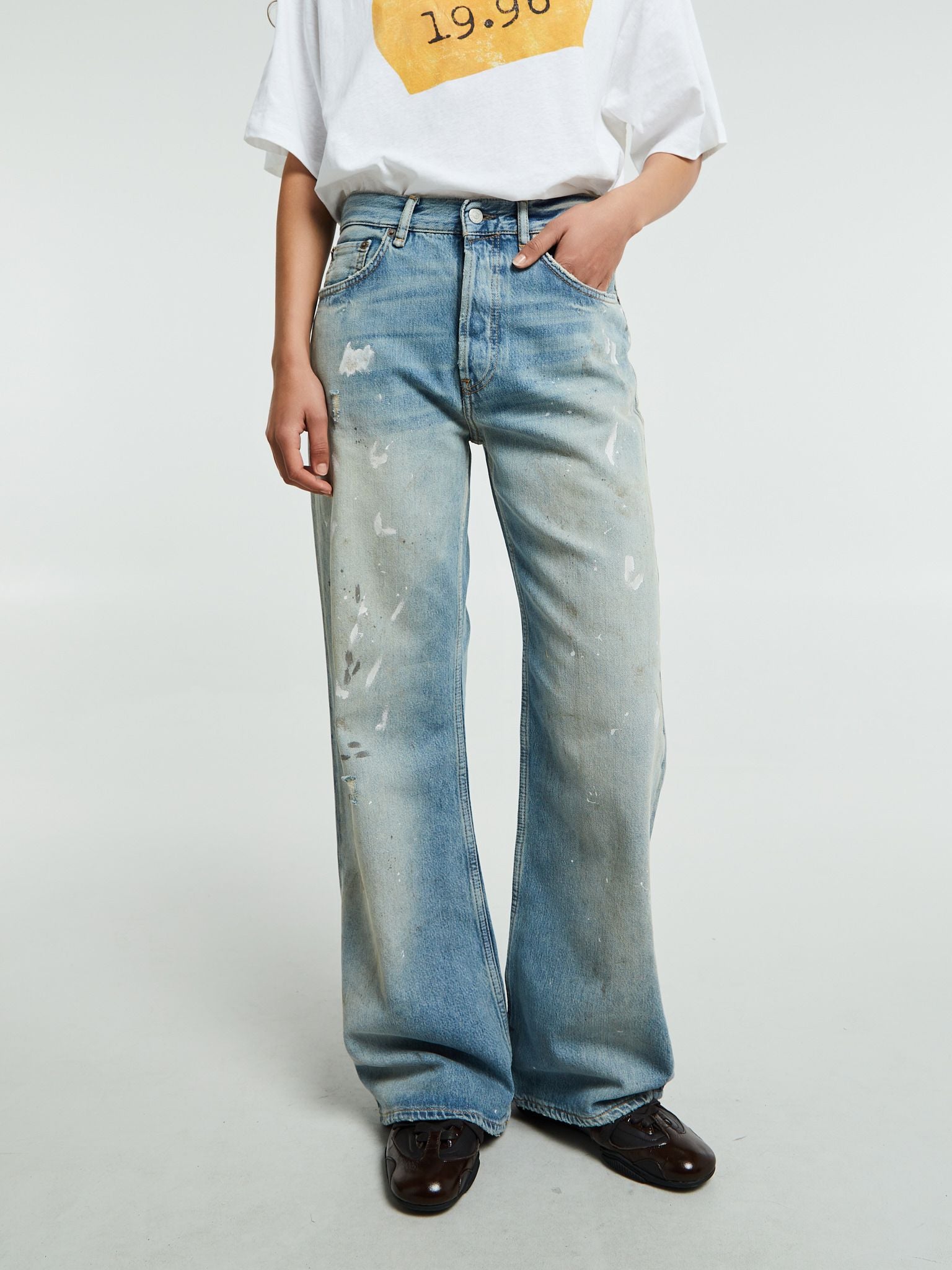 Acne Studios - 2021F Trafalgar Jeans in Light Blue
