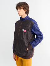 Alex Zono - Track Jacket in Navy and Brown