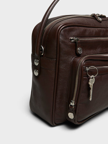 Acne Studios - Camero Camera Bag in Chocolate Brown
