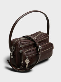 Acne Studios - Camero Party Bag in Chocolate Brown