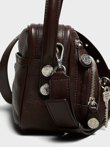 Acne Studios - Camero Party Bag in Chocolate Brown