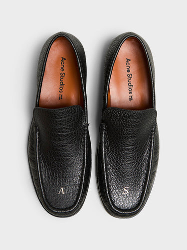 Acne Studios - Leather Loafers in Black