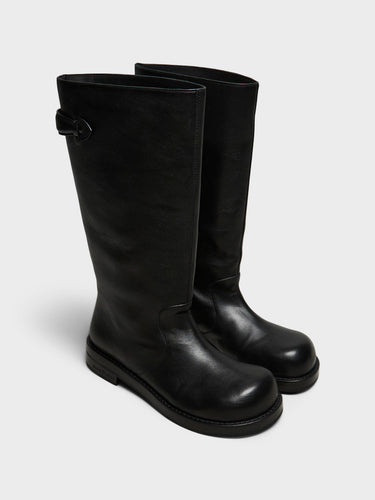 Acne Studios - Leather Boots in Black