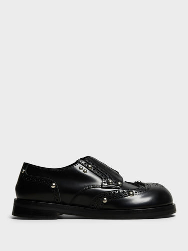 Acne Studios - Lace-up Leather Shoes in Black