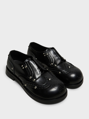 Acne Studios - Lace-up Leather Shoes in Black