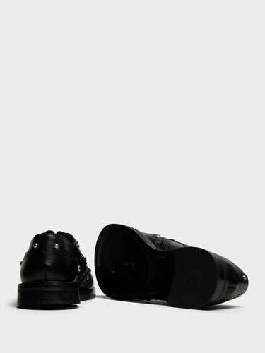 Acne Studios - Lace-up Leather Shoes in Black