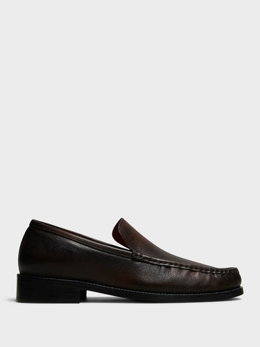 Acne Studios - Leather Loafers in Brown