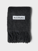 Acne Studios - Wolf Fringe Scarf in Dark Grey