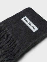 Acne Studios - Wolf Fringe Scarf in Dark Grey