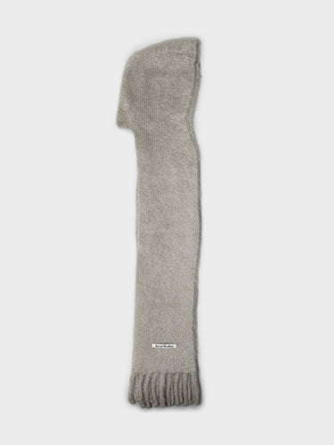 Acne Studios - Mohair Scarf with Hood in Grey