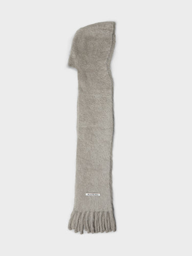 Acne Studios - Mohair Scarf with Hood in Grey