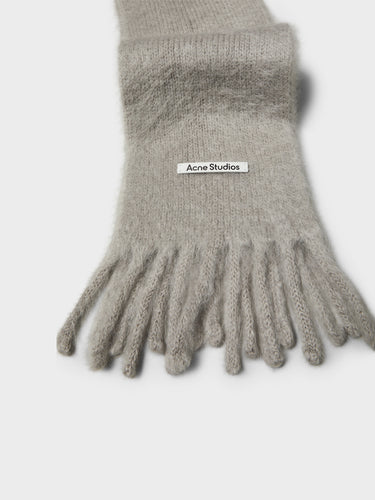 Acne Studios - Mohair Scarf with Hood in Grey