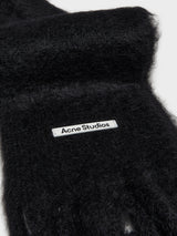 Acne Studios - Mohair Scarf with Hood in Black
