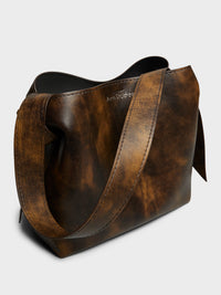 Acne Studios - Musubi Midi shoulder bag in Ochre Yellow