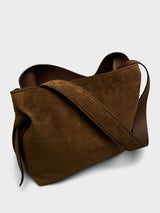 Acne Studios - Musubi Midi Bag Suede in Cognac Brown