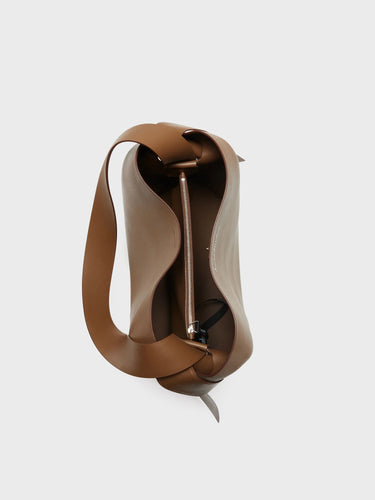 Acne Studios - Musubi Midi Shoulder Bag in Camel Brown