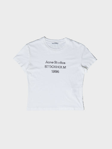 Acne Studios - Logo T-shirt in Off White
