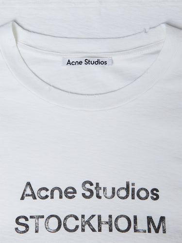 Acne Studios - Logo T-shirt in Off White