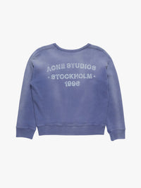 Acne Studios - Sprayed Logo Sweatshirt in Navy