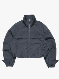 Acne Studios - Nylon Logo Jacket in Steel Grey