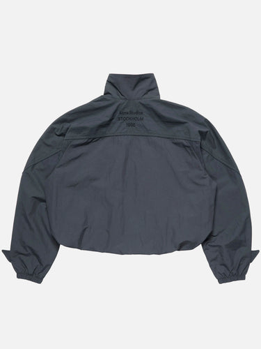 Acne Studios - Nylon Logo Jacket in Steel Grey