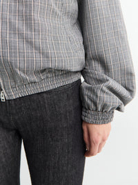 Acne Studios - Technical Check Jacket in Multi Grey