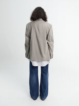Acne Studios - Layered Suit Jacket in Warm Grey