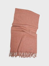 Acne Studios - Narrow Fringe Wool Scarf in Rose Melange