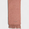 Acne Studios - Narrow Fringe Wool Scarf in Rose Melange