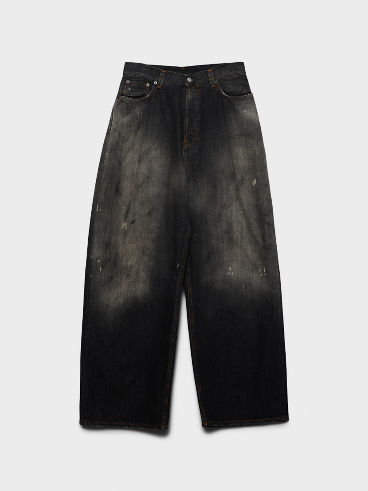 Acne Studios - 2023F Super Baggy Fit Jeans in Black Trafalgar