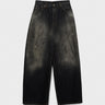 Acne Studios - 2023F Super Baggy Fit Jeans in Black Trafalgar