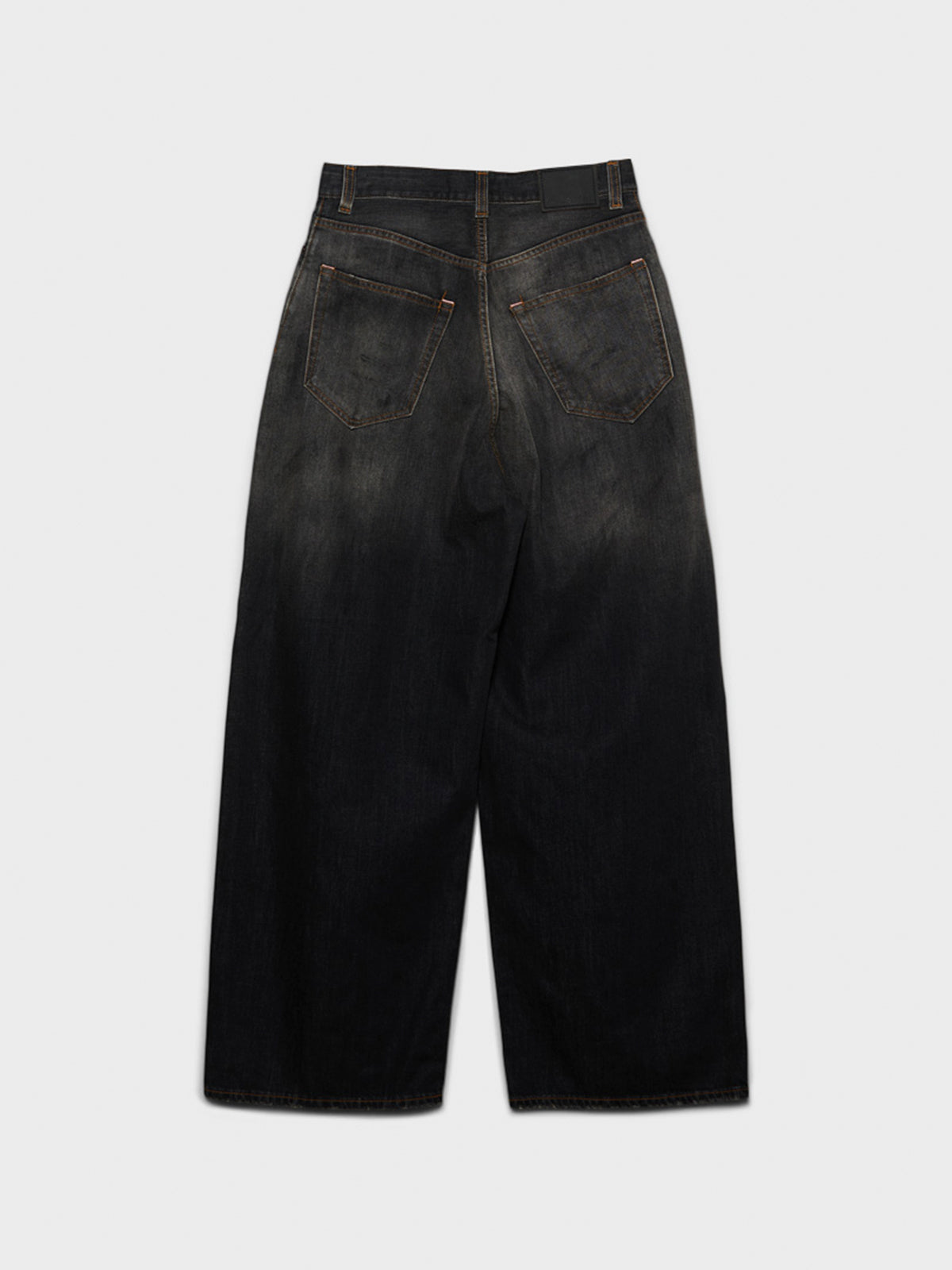 Acne Studios - 2023F Super Baggy Fit Jeans in Black Trafalgar