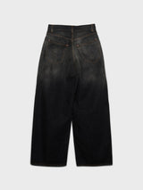 Acne Studios - 2023F Super Baggy Fit Jeans in Black Trafalgar