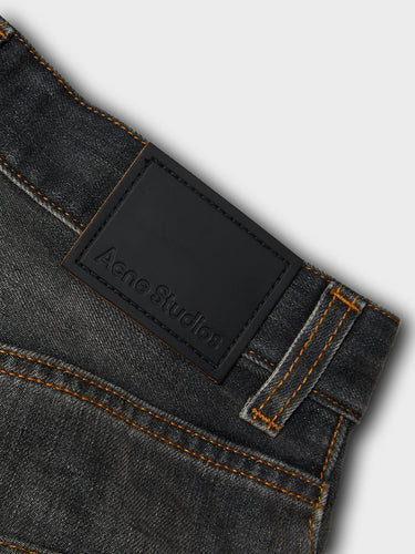 Acne Studios - 2023F Super Baggy Fit Jeans in Black Trafalgar