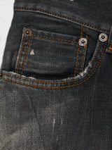 Acne Studios - 2023F Super Baggy Fit Jeans in Black Trafalgar