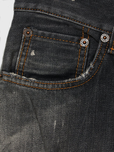 Acne Studios - 2023F Super Baggy Fit Jeans in Black Trafalgar